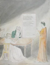Design 34 für A Long Story in The Poems of Thomas Gray, veröffentlicht 1797-98